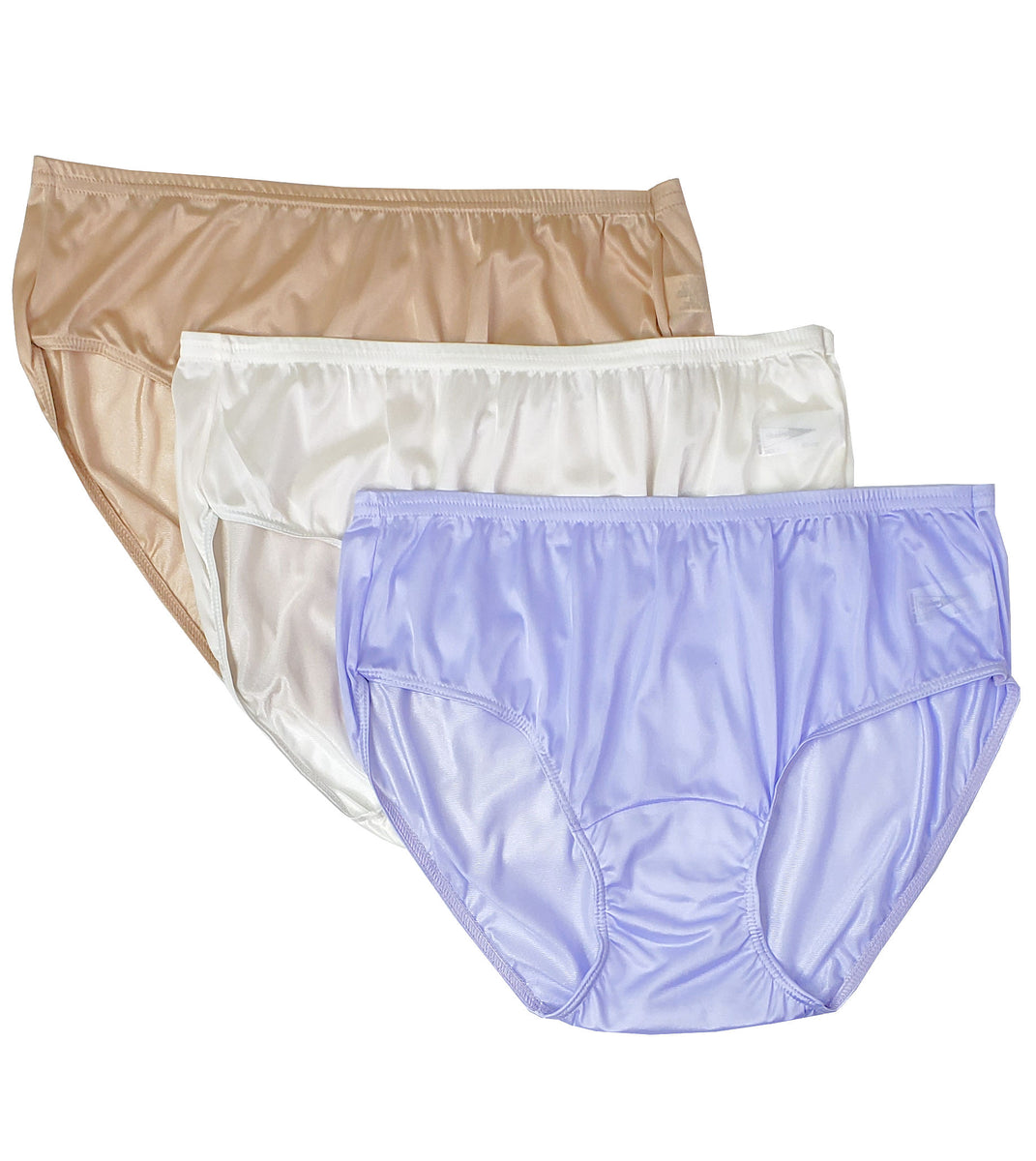 Wholesale Shadowline Women's Hidden Elastic Nylon Hipster Panty 3-Pack at  Women's Clothing store