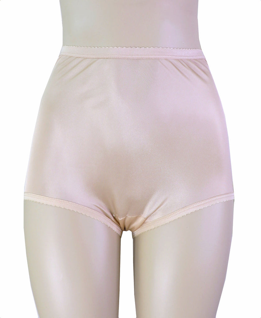 Shadowline Panty Women's Brief Nylon Full Coverage Underwear No Ride 3-Pak  17032