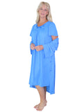 Shadowline nightgown nylon blue