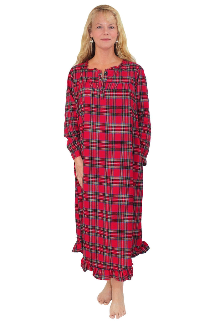 Buffalo Plaid Flannel Nightgown